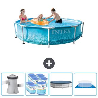 Intex Piscina Con Estructura Redonda - 305x76 Cm - 7-piezas Scb88