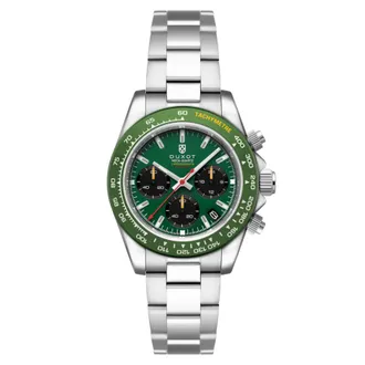 Duxot Accelero Chronograph Quartz Green Dial Mens Watch DX-2065-LL