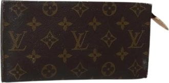 Louis Vuitton Pre-owned Canvas Clutch - Dames - Vintage Clutch - Bruin - ONE Size - Vintage