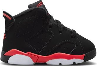 Nike Jordan Boys Retro 6 - Boys Toddler Basketball Shoes Black/Red Size 10.0