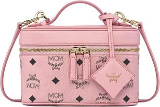 MCM Crossbody Tas - Dames - Handtassen - Roze - ONE Size - Leer - Tassen