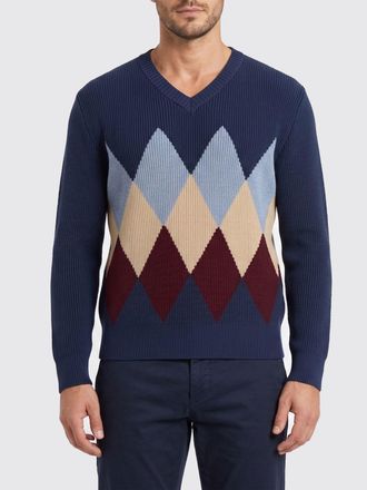 Ballantyne Pullover Ballantyne in cotone con motivo a rombi