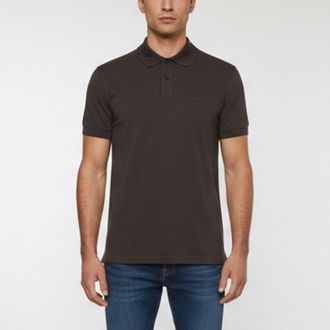 HUGO BOSS Boss By Hugo Boss Grey Cotton Pique Firenze Polo T-Shirt