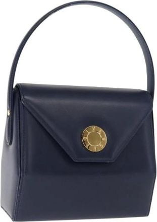 Givenchy Pre-owned Handbags, female, Blue, Size: ONE SIZE Pre-owned Leather Handbag