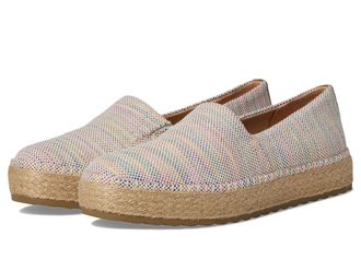 Dr. Scholls Sunray Espardilles Loafer Womens Flat Shoes Woven Fabric : 7.5 M, Canvas/Microfiber