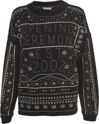 Opening Ceremony Felpa con decorazione - Nero