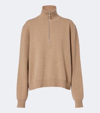 R&oacute;he R&oacute;he Wool-blend half-zip sweater