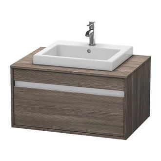 Duravit Duravit Ketho M&oacute;dulo Mural 6794, 1 Extra&iacute;ble, 800mm, Para 1 Lavabo Empotrado, Centralizado, Color (frente/cuerpo): Pino Terra Decor - Kt679405151