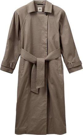 The Garment Premium Katoenen Trenchcoat - Dames - Jas met riem - Grijs - 2XS - Katoen - Jassen