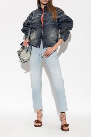 Diesel DE-BARUS-FSJ1 Jacket, Womens, Navy Blue