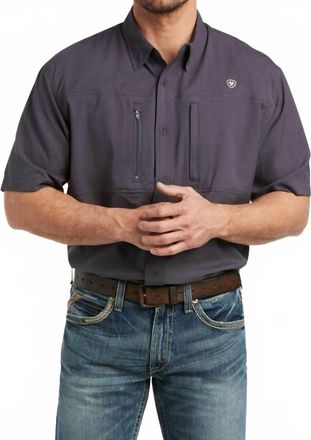 Ariat Venttek Classic Fit Shirt In Charcoal