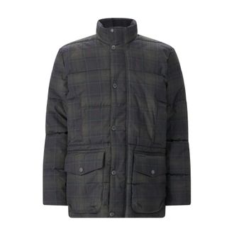 Barbour Gewatteerde winterjas - Heren - Jassen - Grijs - Maat: M Corduroy
