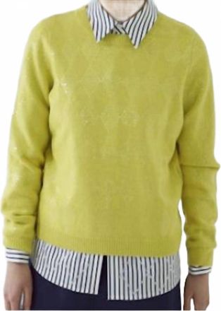 Exquise Arcadia Sequin Sweater In Neon
