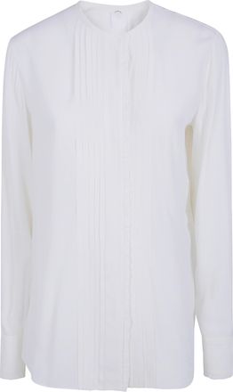 Mant&ugrave; Shirt White Collar Ag1015.G11 102 Off White