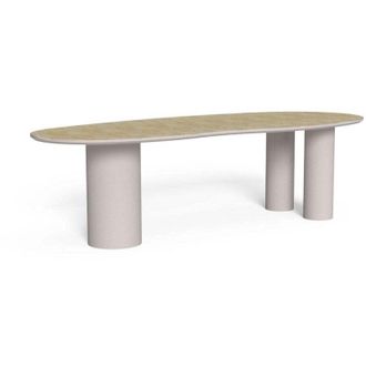 Talenti Talenti Tavolo Rettangolare James 260 x 105 Cm Bianco Beige