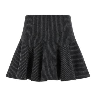 Ganni Mujer, Faldas, Gris, Talla: XS