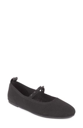 Elie Tahari Madeira Mary Jane Flat in Black at Nordstrom, Size 5.5