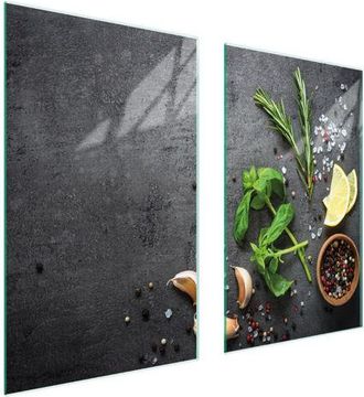 OEM Placa Protectora De Vidrio Para Estufa 75x52 Pizarra