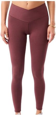Mandala Wrap Legging Leggings f&uuml;r Damen | rot