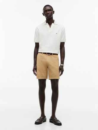 Tommy Hilfiger Mens Regular Fit 7 Seersucker Short - Classic Khaki - 29