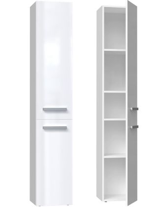 OEM Columna De Estante Para Mueble De Ba&ntilde;o, Blanco Mate/brillante - Dise&ntilde;o Universal, Optimizaci&oacute;n Del Espacio, Fabricante Polaco