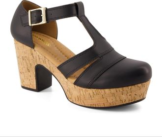 Andrea Womens Heeled Platform Sandals