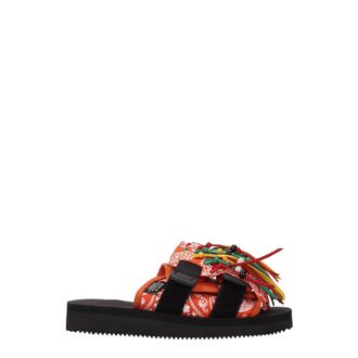 Alanui Hausschuhe und Clogs X Suicoie Damens Stoff Orange