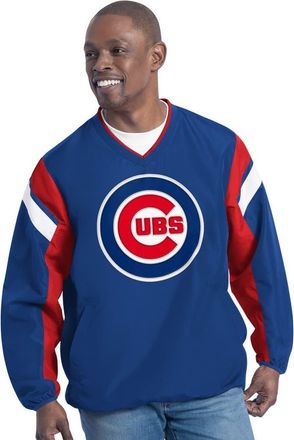 G-III Sports by Carl Banks Mens G-III Sports by Carl Banks Royal Chicago Cubs Double Coverage V-Neck Pullover at Nordstrom, Size Medium