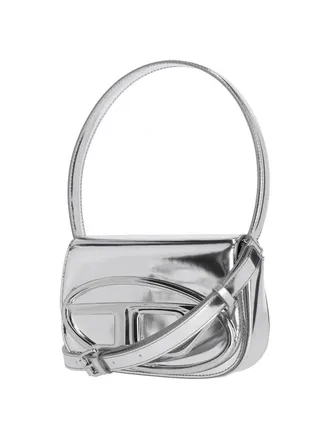 Diesel Womens Bags Silver Leather