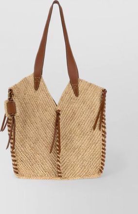 Isabel Marant rafia tampa tote bag woven texture