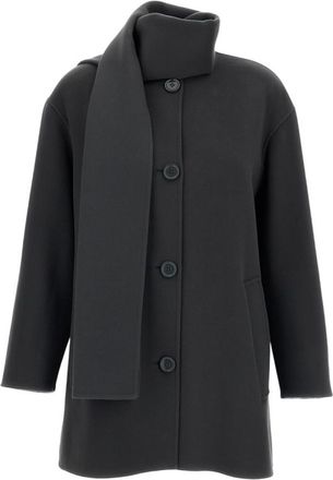 Max Mara Dark Grey Trench Coat