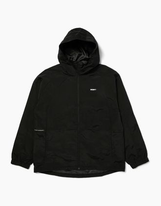 HUF Mens HUF All Caps Black Shell Jacket - Size: 38/Regular