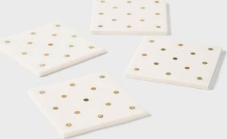 Mela Artisans Sitara Coasters in Gold at Nordstrom