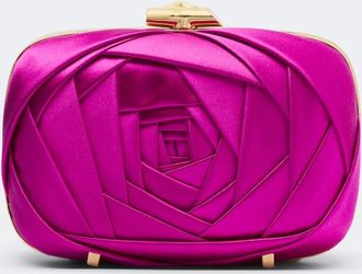 Roger Vivier Rose Vivier satin clutch