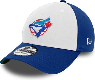 New Era Toronto Blue Jays MLB Two Tone White Royal Blue 39Thirty Stretch Cap