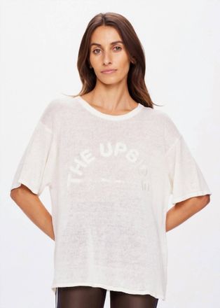 The Upside Knitted Sammi Tee In Natural