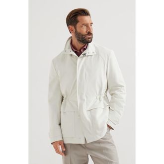 Brunello Cucinelli Field jacket in Off-White at Nordstrom, Size 54 It