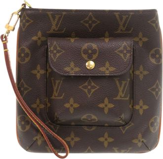 Louis Vuitton Brown Monogram Pouch (Pre-Owned)