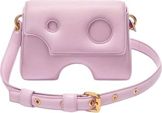 Off-white Womens Off-White Burrow Shoulder 22 Lilac Over Shoulder Bag - Pink