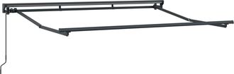 vidaXL Estructura De Toldo Manual 3,5 X 2 M Gris Antracita Vidaxl