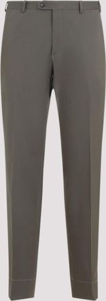 Brioni Olive Straight Pant