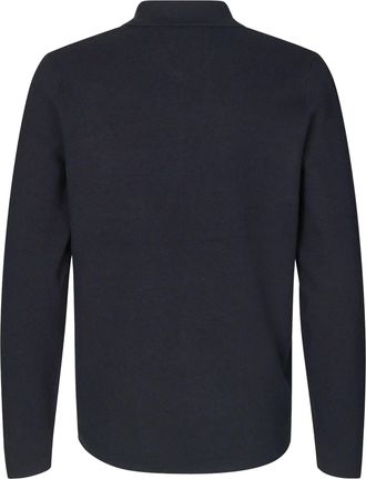 Sams&oslash;e & Sams&oslash;e Zip-Up Lenzing Ecovero Viscose Cardigan - Navy