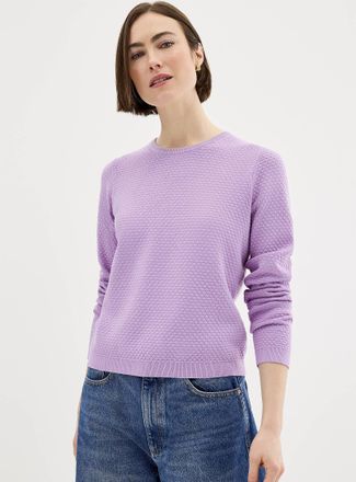 Contemporaine Womens Soft honeycomb sweater