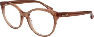 Max Mara Acetate Optisch Montuur - Dames - Brillen - Bruin - ONE Size - Accessoires