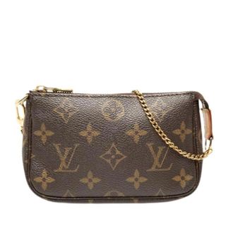 Louis Vuitton Pre-owned Mini Pochette Accessoires - Dames - Vintage Mini Tas - Bruin - ONE Size - Vintage
