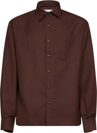 Costumein Eric Shirt - Heren - Casual Overhemden - Bruin - 2XL - Overhemden
