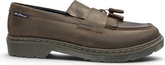 Ben Sherman Mens Brown Leather Tassel Loafer Shoes - Dudley