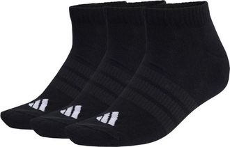 adidas Cushioned Essential Low Cut 3-Pack Multifunktionssocken f&uuml;r Herren | schwarz