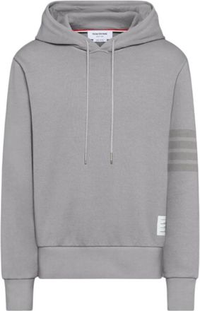 Thom Browne Grey Solid Hood Sweatshirt