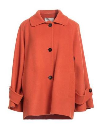 コート Isabel Marant Orange wool blend Ellenita coat harveli-checked-coat-in-orange